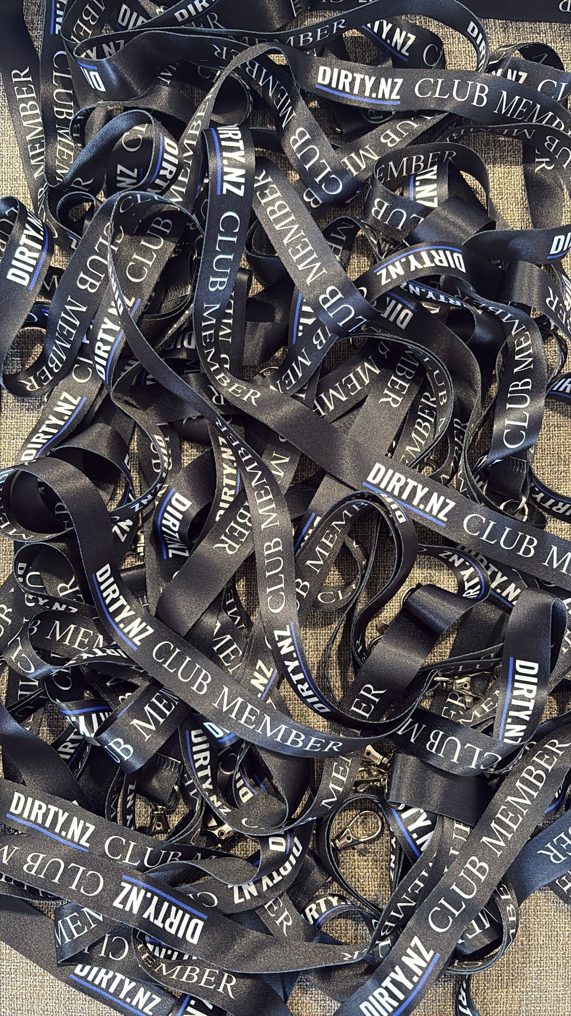 Dirty.nz Club Member Lanyard